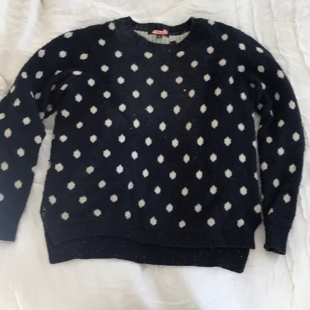 Uniqlo Japan Wool Blend Polkadot Sweater